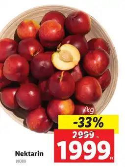 Lidl Nektarin ajánlat