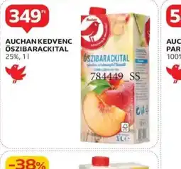 Auchan Auchan Kedvenc Őszibarackital ajánlat
