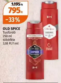 Müller Old spice tusfürdő ajánlat