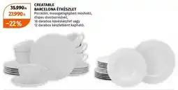 Creatable barcelona étkészlet