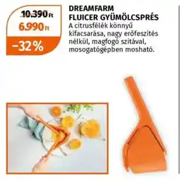 Dreamfarm fluicer gyümölcsprés