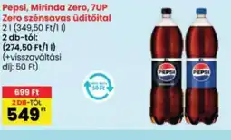 Pepsi, Mirinda Zero, 7UP Zero szénsavas üdítőital