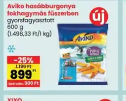 Interspar Aviko hasábburgonya fokhagymás fűszerben ajánlat