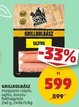 PENNY GRILLKOLBÁSZ ajánlat