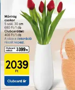 Tesco Művirág csokor ajánlat