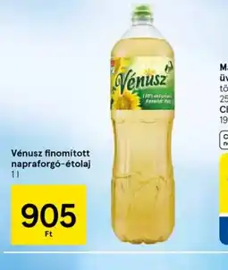 Tesco Vénusz finomított napraforg-étolaj ajánlat
