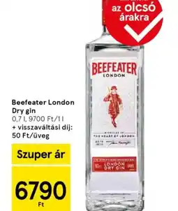 Tesco Beefeater London Dry Gin ajánlat