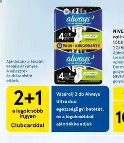 Tesco Always Ultra Duo ajánlat