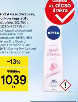 Tesco Nivea Deodorant ajánlat
