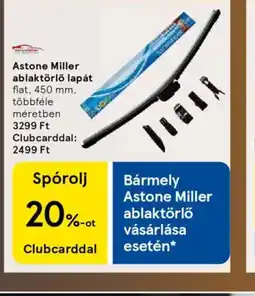 Tesco Astone Miller ablaktörlő lapát ajánlat