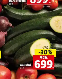 Lidl Cukkini ajánlat