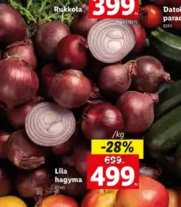 Lidl Lila hagyma ajánlat