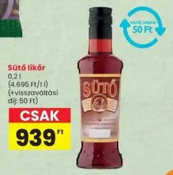 Spar Sütő likőr ajánlat