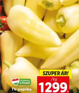 Lidl TV-paprika ajánlat