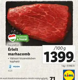 Lidl Faluvégi érlelt marhacomb ajánlat
