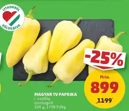 PENNY Magyar tv paprika ajánlat