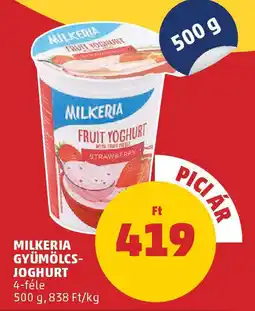 PENNY Milkeria gyümölcs- joghurt ajánlat