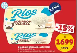 PENNY Rios bourbon vanília jégkrém ajánlat