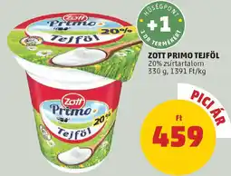 PENNY Zott primo tejföl ajánlat