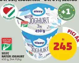 PENNY Sissy natúr joghurt ajánlat