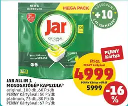 PENNY Jar all in 1 mosogatógép kapszula ajánlat