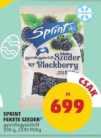 PENNY Sprint fekete szeder ajánlat