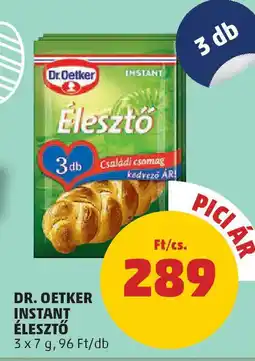 PENNY Dr. oetker instant élesztő ajánlat