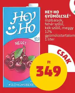 PENNY Hey-ho gyümölcslé ajánlat