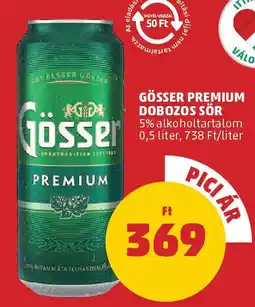 PENNY Gösser premium dobozos sör ajánlat