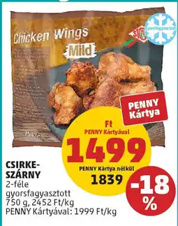 PENNY Csirke- szárny ajánlat