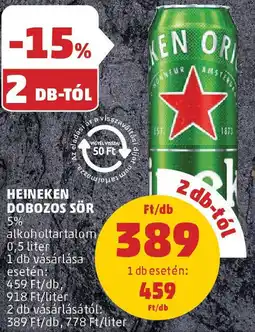 PENNY Heineken dobozos sör ajánlat