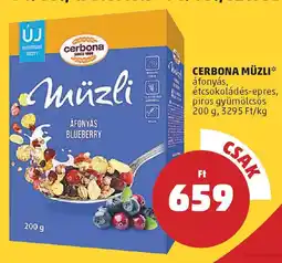 PENNY Cerbona müzli ajánlat