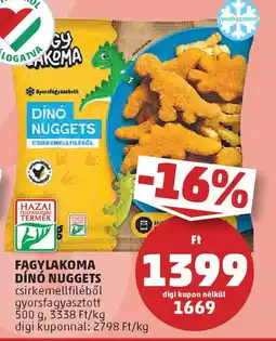 PENNY Fagylakoma dínó nuggets ajánlat