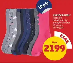 PENNY Unisex zokni ajánlat