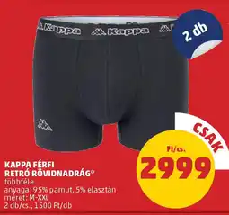 PENNY Kappa férfi retró rövidnadrág ajánlat