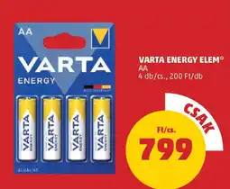 PENNY Varta energy elem ajánlat