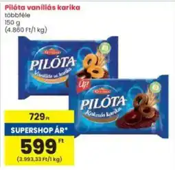 Pilóta vaníliás karika
