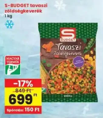 Interspar S-BUDGET tavaszi zöldségkeverék ajánlat