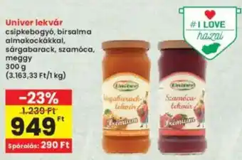 Interspar Univer lekvár ajánlat
