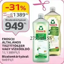 Auchan Frosch általános tisztítószer vagy vízkőoldó ajánlat