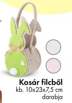 Tedi Kosár filcből ajánlat
