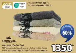 JYSK Kronborg malung törölköző ajánlat