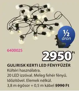 JYSK Gulirisk kerti led fényfüzér ajánlat