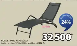 JYSK Nordstrand napozóágy ajánlat