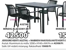 JYSK Jersore kerti asztal ajánlat
