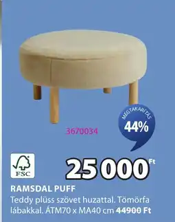 JYSK Ramsdal puff ajánlat