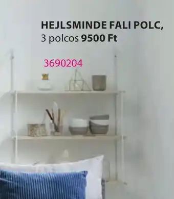 JYSK Hejlsminde fali polc ajánlat