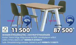 JYSK Skagen étkezőasztal ajánlat