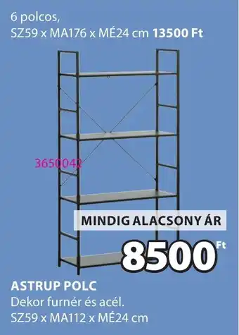 JYSK Astrup polc ajánlat