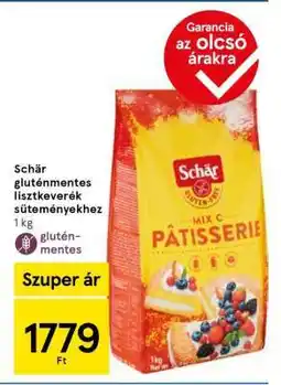 Schär gluténmentes lisztkeverék süteményekhez
